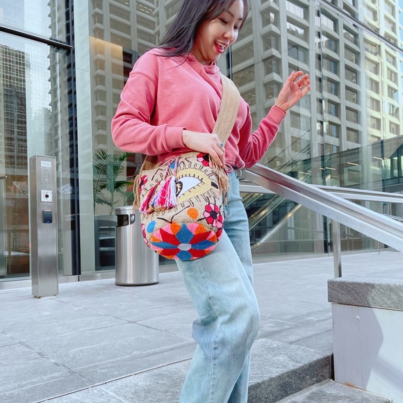 Crossbody tapizada wayuu bags - Picture 2 of 3